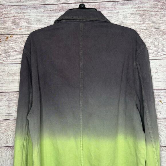 Another Girl Dolls Kill Dip Dyed Denim Organic Cotton Utility Jacket Size 6 New - Picture 7 of 7